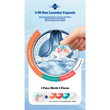 Load image into Gallery viewer, SukGarden 4in1 Premium Laundry Pods - 80 Pods/Container (Lucky Cloverleaf Frangrance - Concentrate &amp; Potent) Anti Bacterial&amp;Mites 99.9% 蔬果园4in1四叶草洗衣凝珠 （浓缩强效型）80粒/盒
