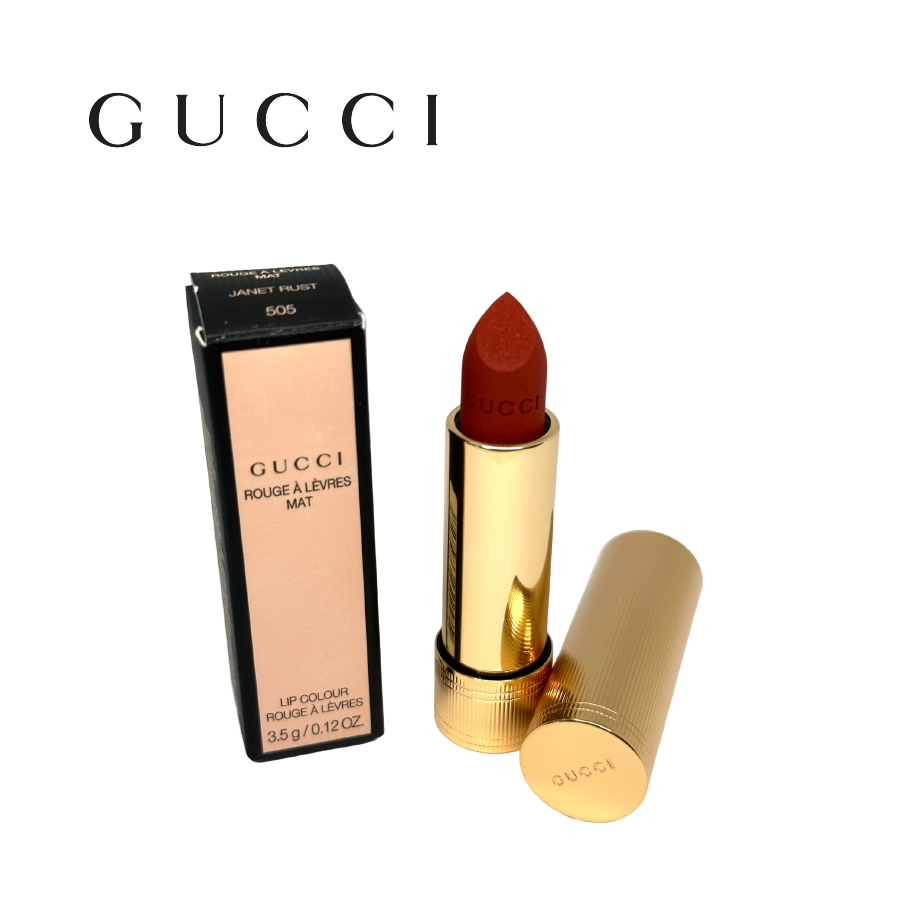 [AUTHENTIC] GUCCI Rouge à Lèvres Mat Matte Lipstick #505 Janet Rust  3.5G