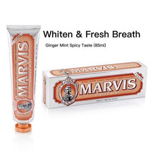 Load image into Gallery viewer, Marvis Toothpaste (Italy) 85ML - Whitening Mint, Jasmine, Cinnamon, Ginger, Classic Strong Mint, Aquatic, Amarelli Licorice
