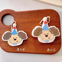 Load image into Gallery viewer, [10 Pieces for $8.9] Cute Cartoon Dishwashing Sponge Wipes Compressed Wood Pulp Oil Removal Cleaning (Randomly Designs) Melody, Bear, Rabbit, Dog, Flowers
