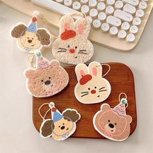 Load image into Gallery viewer, [10 Pieces for $8.9] Cute Cartoon Dishwashing Sponge Wipes Compressed Wood Pulp Oil Removal Cleaning (Randomly Designs) Melody, Bear, Rabbit, Dog, Flowers
