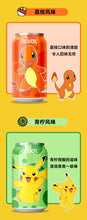 Load image into Gallery viewer, [NEW Packaging] QDOL Pokemon Collection Sparkling Water *24cans (Randomly Mix flavors) 宝可梦联名皮卡丘气泡水碳 *24罐/箱
