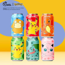 Load image into Gallery viewer, [NEW Packaging] QDOL Pokemon Collection Sparkling Water *24cans (Randomly Mix flavors) 宝可梦联名皮卡丘气泡水碳 *24罐/箱
