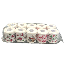 Load image into Gallery viewer, [10 Rolls X&#39;mas Collection] Christmas Pattern Toilet Paper &amp; Creative Christmas Toilet Rolls for Xmas Bathroom Decor
