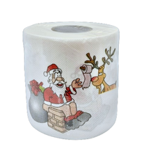 Load image into Gallery viewer, [10 Rolls X&#39;mas Collection] Christmas Pattern Toilet Paper &amp; Creative Christmas Toilet Rolls for Xmas Bathroom Decor
