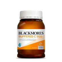 Load image into Gallery viewer, Blackmores Buffered C 500 Vitamin C (200 Tablets) - Consistent Immunity Support (Halal Certified)
