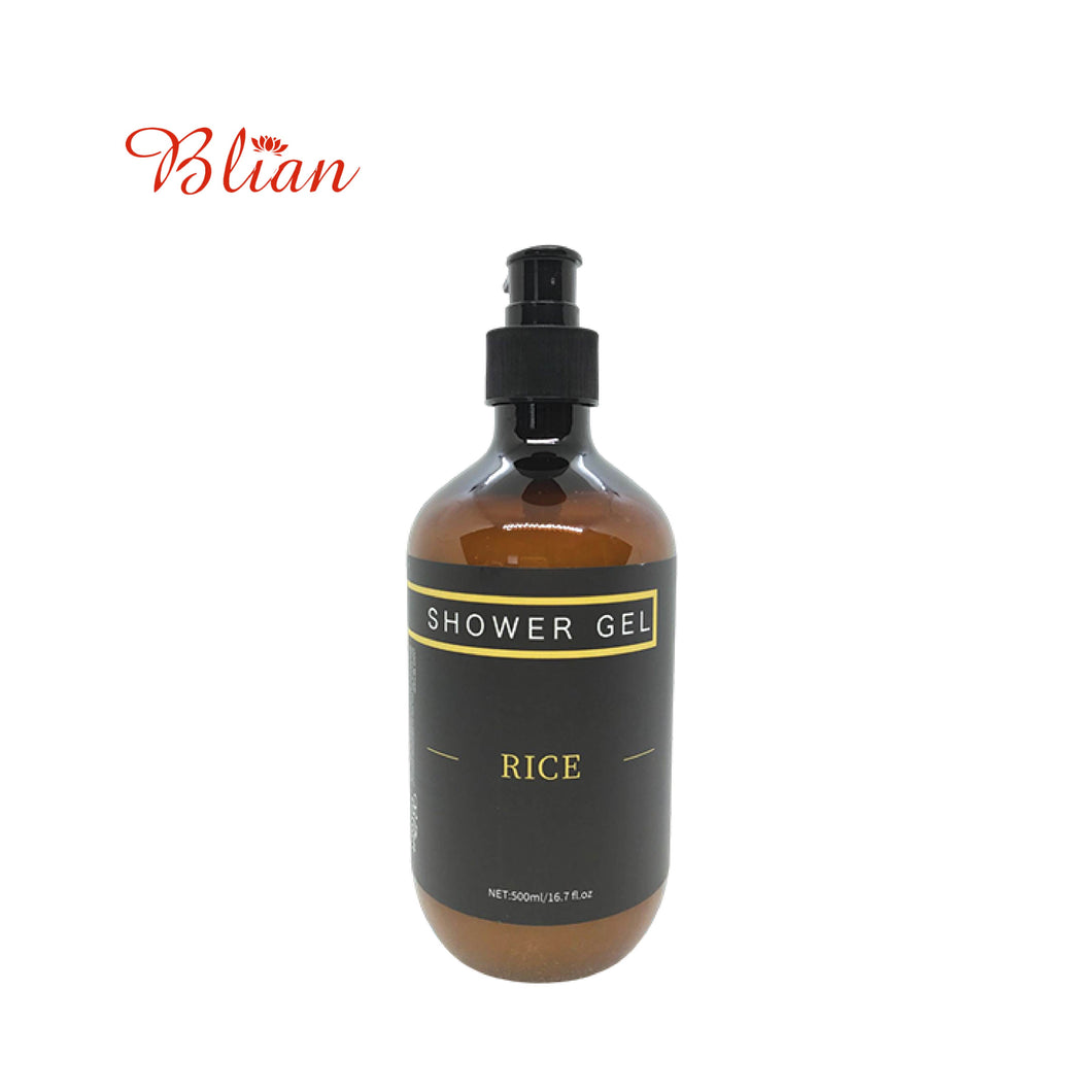 Blian Body Shower Gel 沐浴乳 (Rice, Bamboo Charcoal | 大米, 竹炭) 500ml/bottle