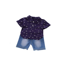 Load image into Gallery viewer, 100% Cotton Toddler Polo Tee with Pants S-M-L-XL 儿童马球T-恤与裤  (Crown series/皇冠列)
