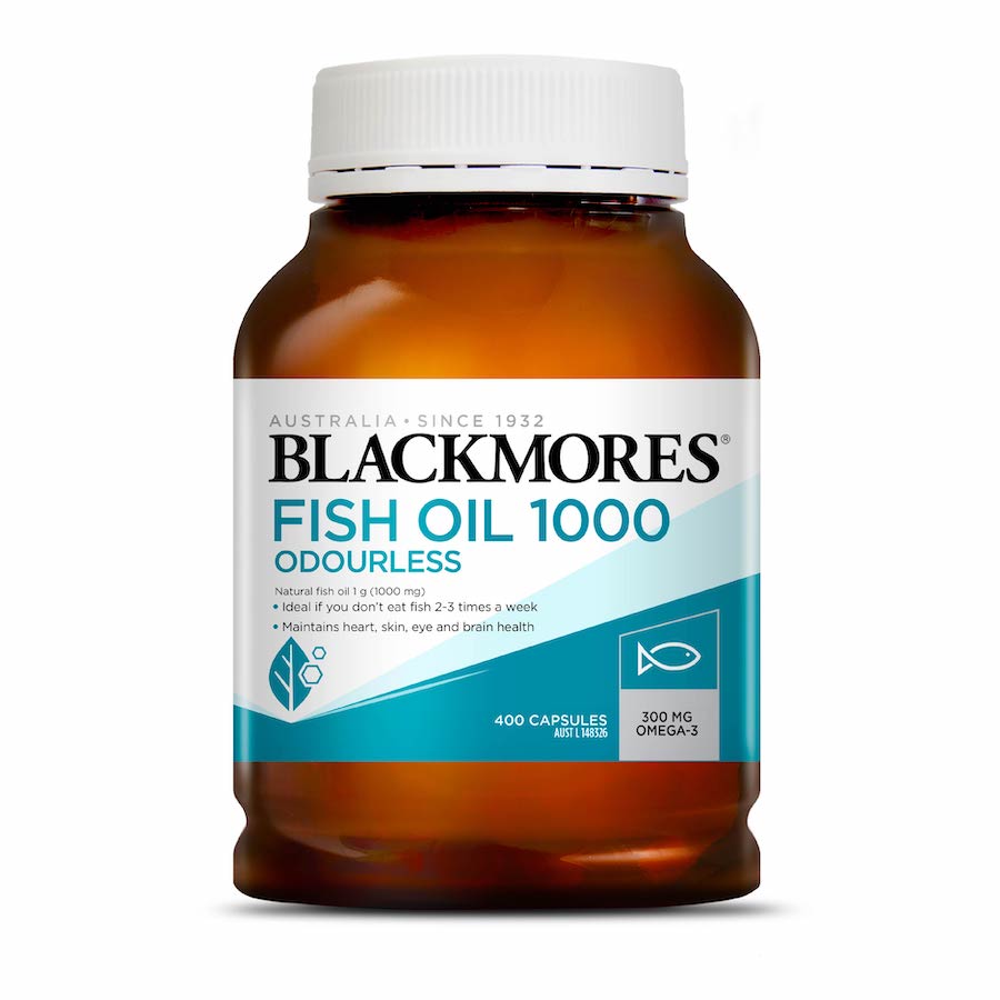 Blackmores Odourless Fish Oil 1000 400s