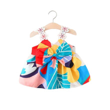 Load image into Gallery viewer, 100% Cotton Toddler Fancy Dress 6-8-10-12 女孩儿童花巧服装
