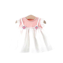 Load image into Gallery viewer, 100% Cotton Toddler Cute Dress 6-8-10-12 女孩儿童装 （Flower/Strawberry/花瓣/草莓)

