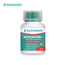 Load image into Gallery viewer, SainHealth Astaxanthin+ 12mg Pure Hawaiian (Super Antioxidant+), 50 Softgels
