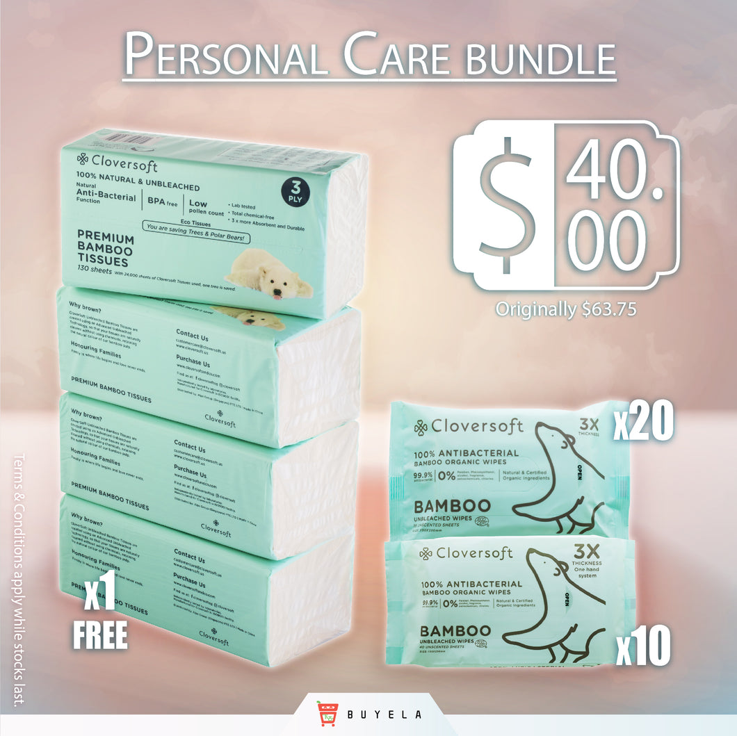Personal Care Bundle (Cloversoft items for Mom and Baby)