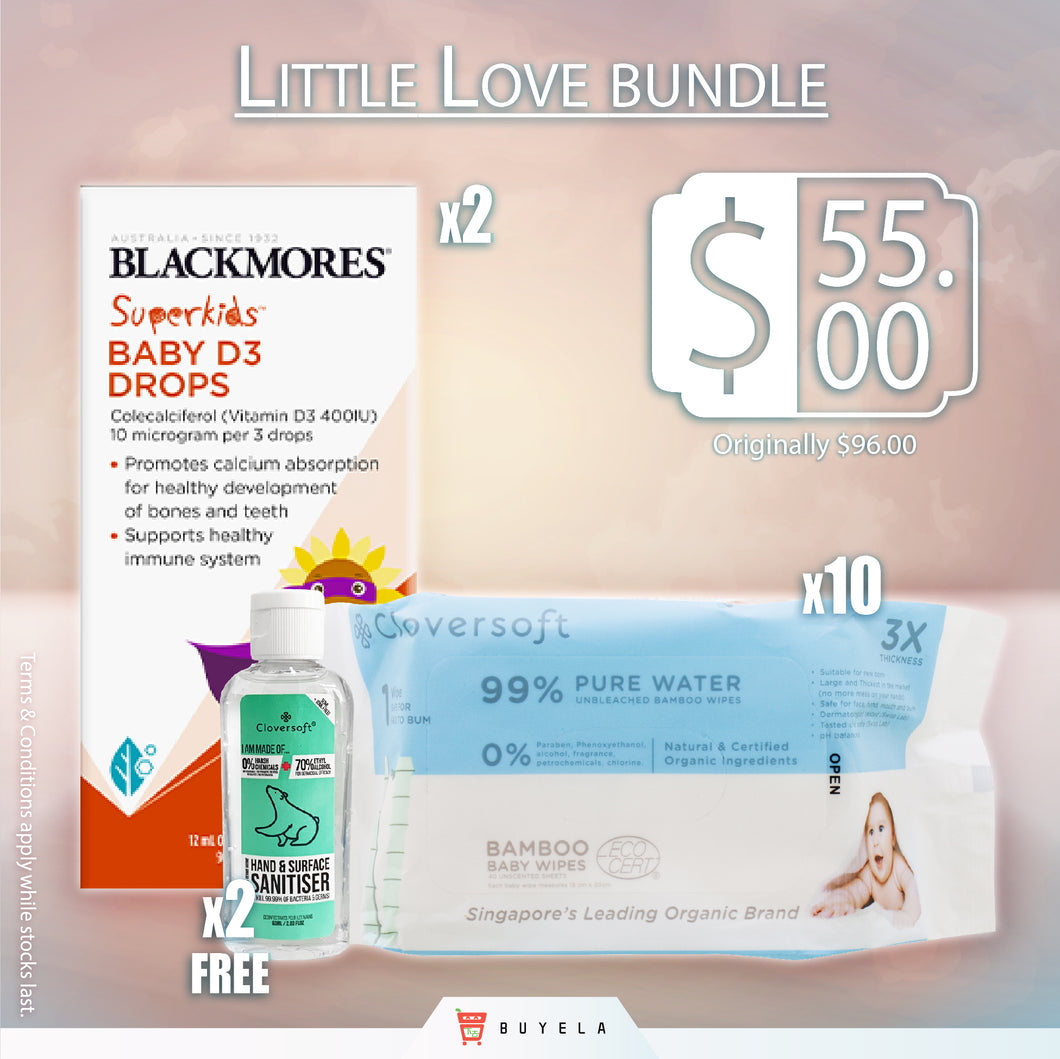 Little Love Bundle (Cloversoft / Blackmores items for Mom and Baby)