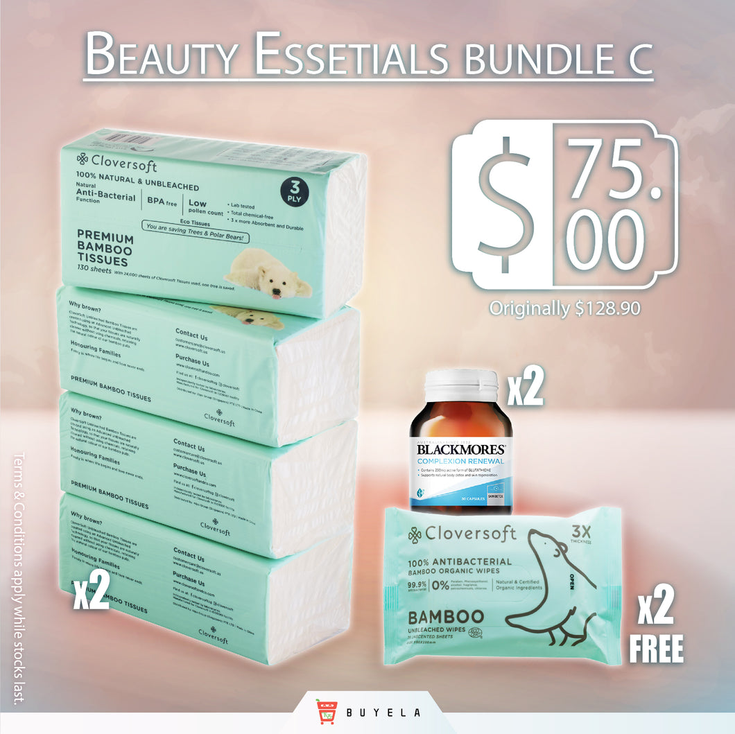 Beauty Essentials Bundle - C (Cloversoft / Blackmores items for Mom)
