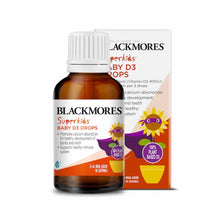 Load image into Gallery viewer, Blackmores Superkids Baby D3 Drops 12ml
