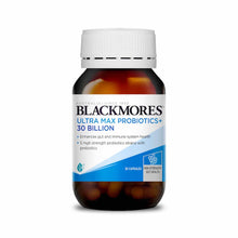 Load image into Gallery viewer, Blackmores Ultra Max Probiotics+ 30 Billion 30s
